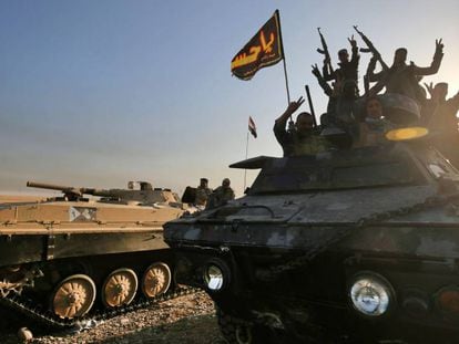 Las fuerzas iraquíes avanzan sobre Mosul (Irak).