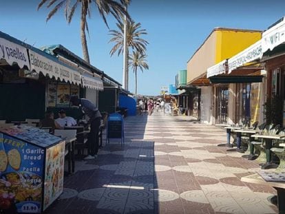 Centro Comercial Anexo II de la Playa de Inglés, en Gran Canarias, donde una niña ha sufrido una electrocución en una atracción infantil.