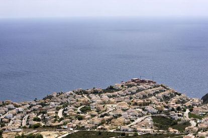 Vista de Benitatxell (Alicante).