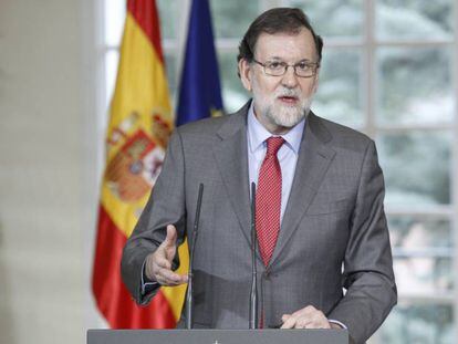 Mariano Rajoy, en su recepci&oacute;n a los medallistas de los Juegos de invierno