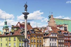 El casco histórico de Varsovia, capital polaca.
