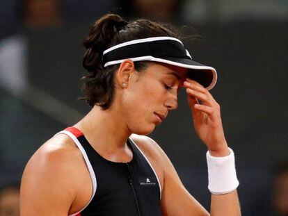 Muguruza, en un instante del partido contra Kasatkina.