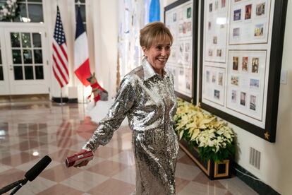 A la cena oficial acudieron también familiares del presidente estadounidense como su hermana, Valerie Biden.