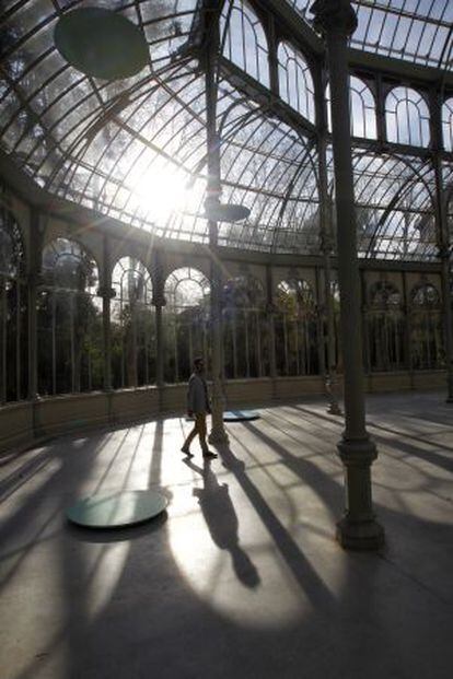 Palacio de Cristal, escenario expositivo en el interior del Retiro.