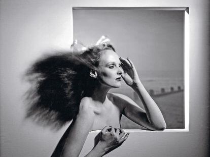Grace Coddington en 1974, cuando todavía era modelo