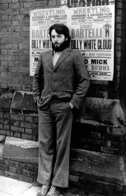 Paul McCartney, retratado en Liverpool por su primera esposa, Linda.