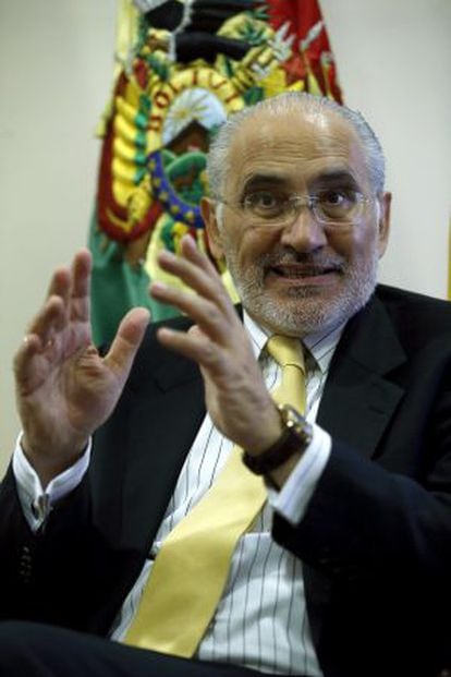 El expresidente boliviano Carlos Mesa, en Madrid.