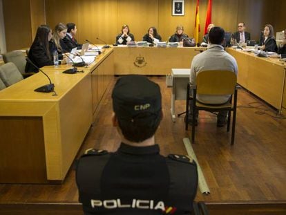 Un juicio por agresión sexual a menores en 2019 en Madrid.