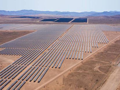 Planta fotovoltaica La Huella, desarrollada por OHLA en Chile.