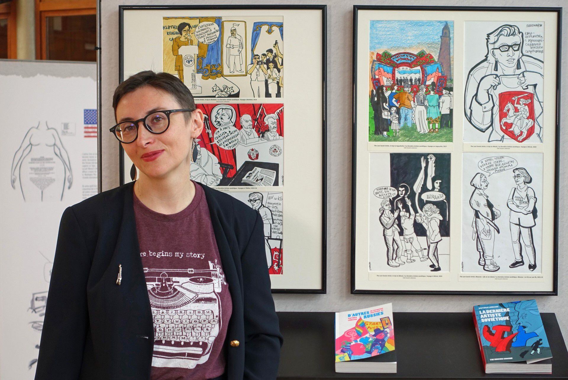 Victoria Lomasko, artista rusa exiliada: “En el siglo XXI la protesta callejera se ha convertido en un acto decorativo”