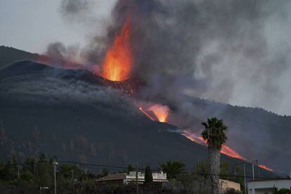 El volcán de La Palma, a mediados de octubre. 