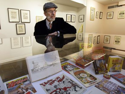 El dibujante Robert Crumb, en una exposición en Nueva York en 2011.