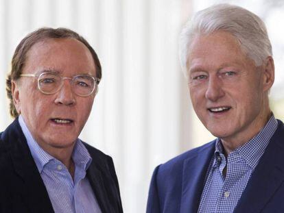 James Patterson y Bill Clinton, en una imagen promocional.