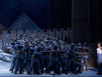 Una escena de 'La fille du regiment', de Donizetti.