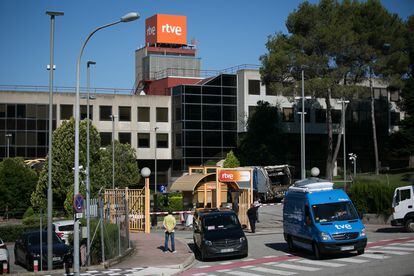 Las instalaciones de RTVE en Sant Cugat del Vallés (Barcelona).