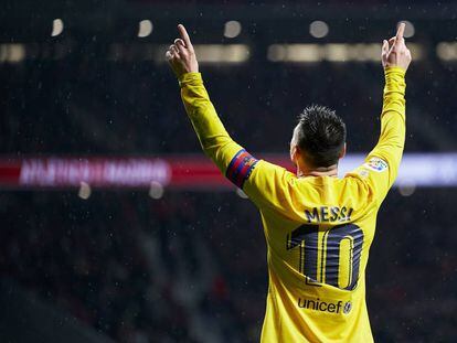 Messi, diumenge al Wanda Metropolitano.