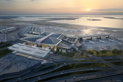 Proyecto de la nueva terminal 1 del Aeropuerto de Nueva York.