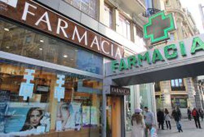 Una oficina de farmacia de Madrid