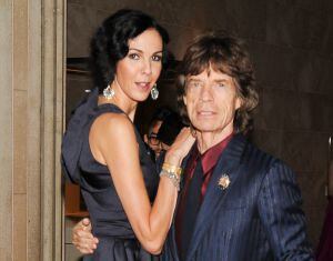 L’Wren Scott y Mick Jagger, retratados en julio de 2012.