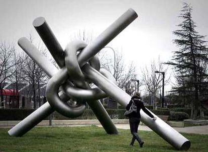 <i>Stella,</i> obra del escultor Pepe Noja expuesta en Alcalá de Henares.
