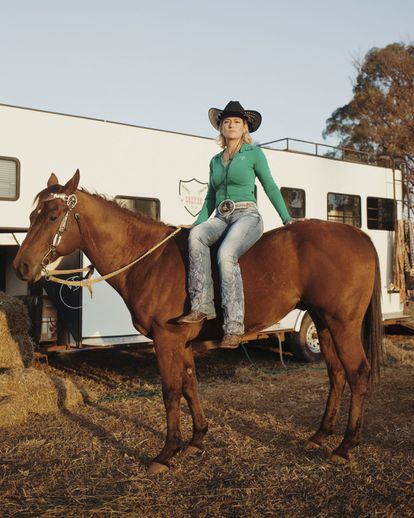 Cristiane Souza Foja es abogada y su pasatiempo es participar en concursos de caballos por todo Brasil.
