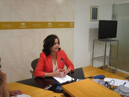 La candidata a la Presidencia de La Rioja, Concha Andreu.