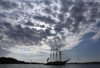 Visita oficial de cinco días del Juan Sebastian Elcano como parte del itinerario de su 87 crucero de instrucción. 