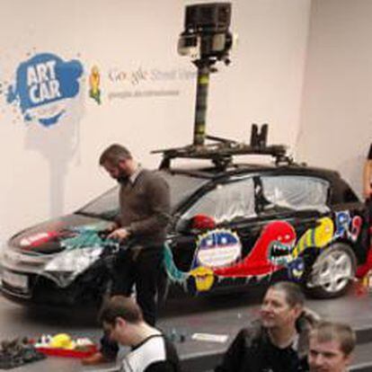 Coches que utiliza Google para captar imágenes de las calles.