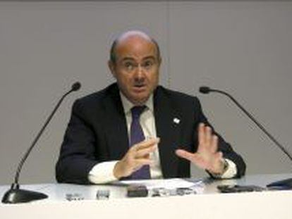 El ministro espa&ntilde;ol de Econom&iacute;a y Competitividad, Luis de Guindos