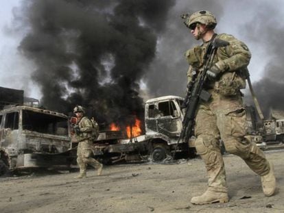 Tropas estadounidenses en Afganistán, en una imagen de archivo.