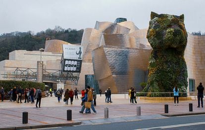 Vista del Museo Guggenheim de Bilbao, en 2023. 