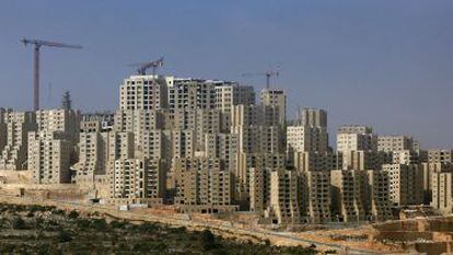 Vista general de la ciudad de Rawabi, al norte de Ramala, en una imagen del pasado abril.