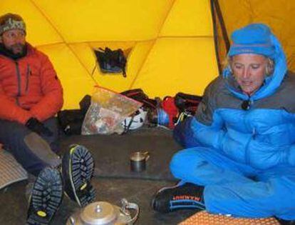 Jesús Calleja durante su aventura en 'Desafío Everest'.