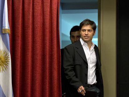 Axel Kicillof, ministro de Econom&iacute;a argentino,.