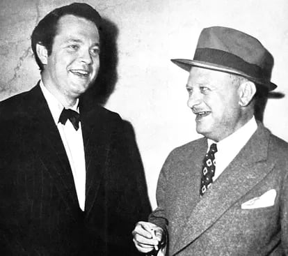 Orson Welles y Herman Mankiewicz.