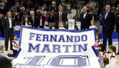 Homenaje a Fernando Martín en el Palacio de los Deportes
