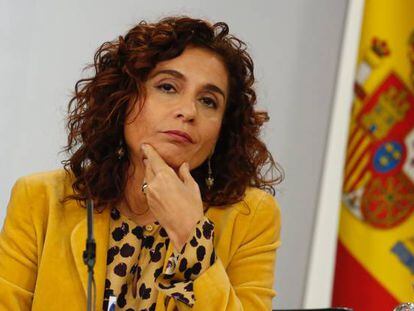 Maria Jesús Montero, ministra de Hacienda en funciones