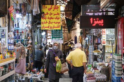 Vista del bazar de Tajrish, en el norte de Teherán.