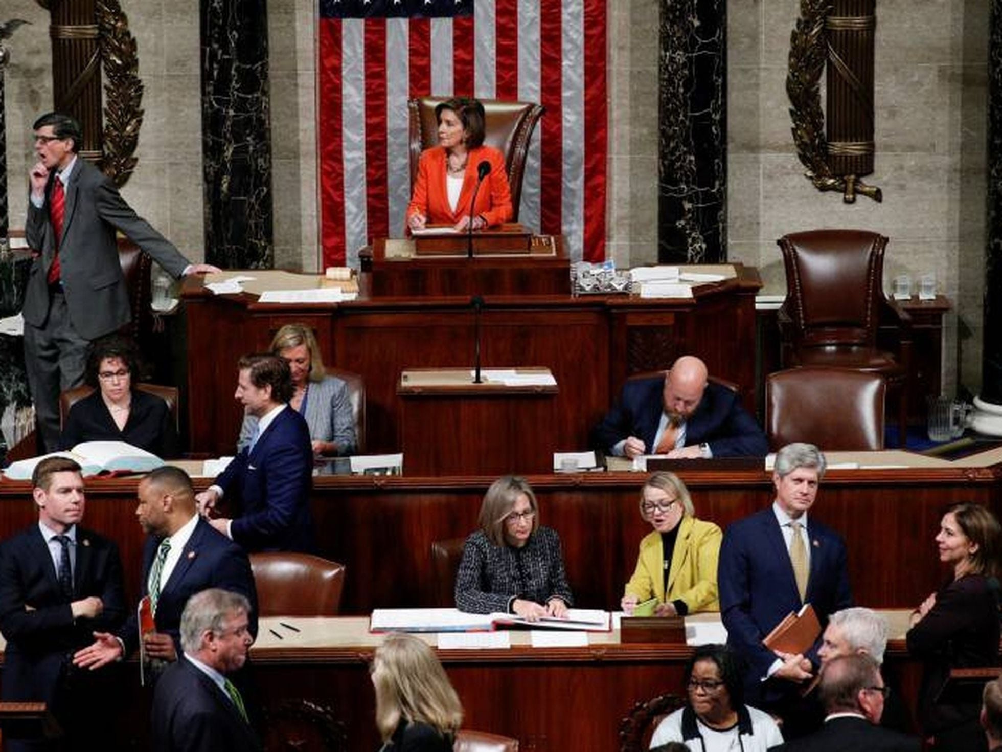 Cuando Nancy Pelosi renunció a Cámara de EEUU causó sorpresa. 