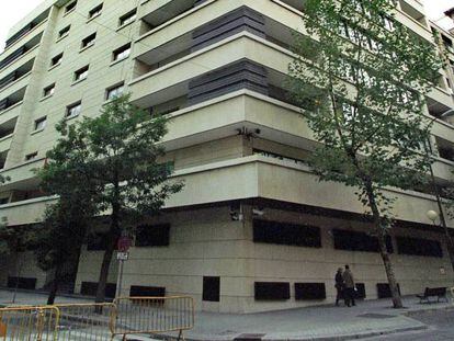 Sede de la Audiencia Nacional en la calle G&eacute;nova, Madrid.
