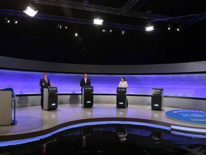 Debate electoral en la precampa&ntilde;a de las elecciones legislativas del 20-D organizado por el diario EL PA&Iacute;S