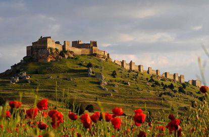 El castillo de Gormaz, fortaleza islámica de Soria.