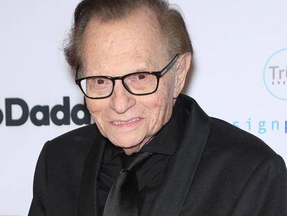 El periodista Larry King.