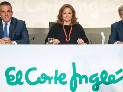 La presidenta de El Corte Inglés, Marta Álvarez, durante la última junta de accionistas de El Corte Inglés.