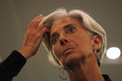 Christine Lagarde, directora gerente del FMI, el pasado mes de junio en Lisboa, durante una reunión del Banco Africano de Desarrollo.