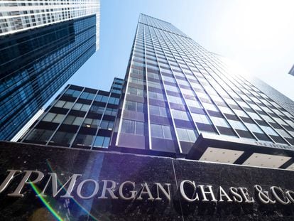Sede de JP Morgan en Nueva York, en una imagen de archivo.