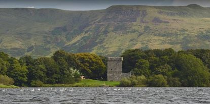 El Castillo del Lago Leven (Escocia), donde María Estuardo estuvo presa, este agosto.