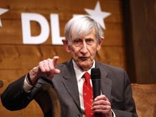 Freeman Dyson, en una foto tomada durante una conferencia en Munich (Alemania), en 2012.