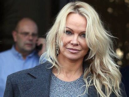 Pamela Anderson en Londres el pasado 13 de febrero. 