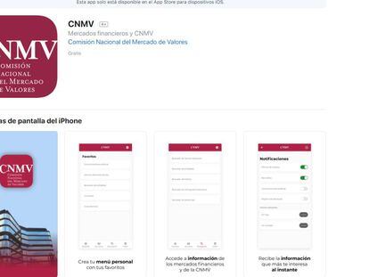 La CNMV lanza una app que permite recibir notificaciones en tiempo real